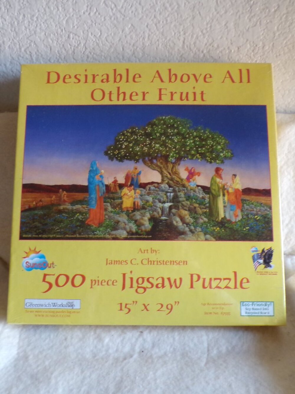 NEW SUNSOUT PUZZLE New Sealed 500 piece Jigsaw Puzzle James C Christensen